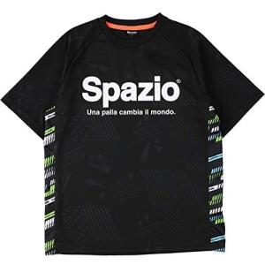 スパッツィオ(Spazio) JRコンポジエンボスプラシャツ 150サイズ フットサルプラクティクスシャツ ge0699-02 ブラック｜crescentsports