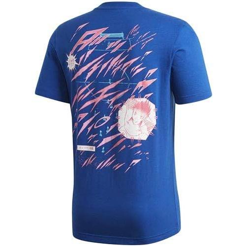 アディダス(adidas) メンズ サッカー キャプテン翼 日本代表 半袖Tシャツ カレッジロイヤル...