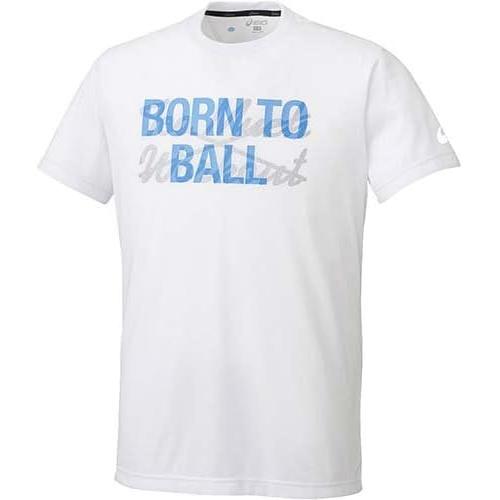 アシックス(ASICS) バスケットボール プリントTシャツ 半袖 XB6544 01B ホワイトB