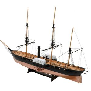 ウッディジョー 木製模型　黒船 サスケハナ 1/120 （代引不可）