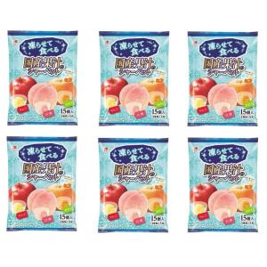 【6袋】エースベーカリー 凍らせて食べる国産果汁のシャーベット 20ｇ×15個｜crest1745