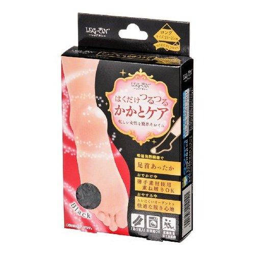 レッグオンかかとケアロングWａBK