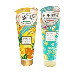 【医薬部外品】SLINKY TOUCH (スリンキータッチ) 除毛クリーム ジャスミンハニーの香り 大容量タイプ 200g すね毛 指毛 ムダ毛 除毛