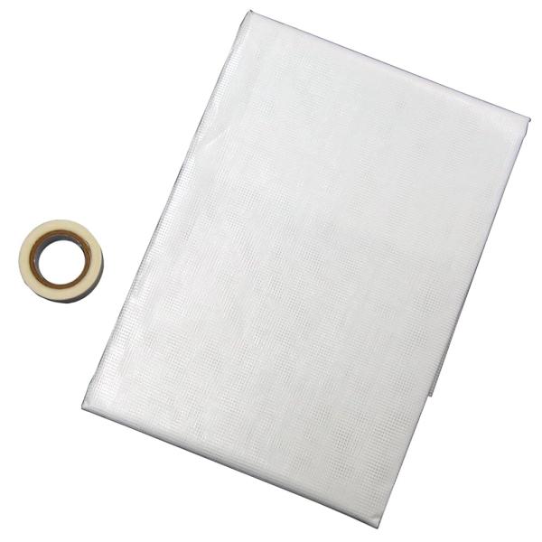 テクノエイムピタット 網戸ガード （ 網戸に 貼って 視線と遮熱カット する シート ）
