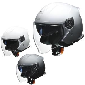 LEAD FLX インナーシールド搭載オープンフェイスヘルメット ジェットヘルメット クリアシールド付き SG/PSC規格｜crest1