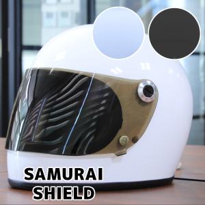 CREST レトロフルフェイスヘルメット SAMURAI専用シールド バイク用 侍 クレスト