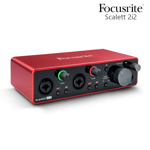 Focusrite Scarlett 2i2(gen3) USBオーディオインターフェイス 2イン2...