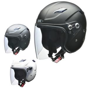 LEAD RAZZO STRADA X-AIR スポーツスモールジェットヘルメット ライトスモークシールド付き SG/PSC規格｜crest1