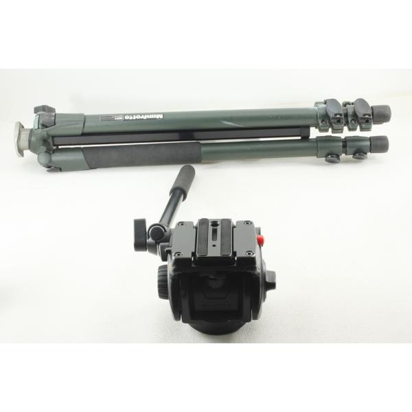 Manfrotto マンフロット プロビデオ雲台 501HDV 三脚 055XV◆美品ランク