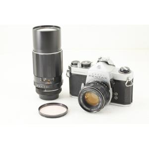 Asahi PENTAX SP 一眼レフ カメラ　標準レンズ55mm f/1.8 Amazon | Pentax SP シルバー M42 55mm F1.8付き | 一眼レフ