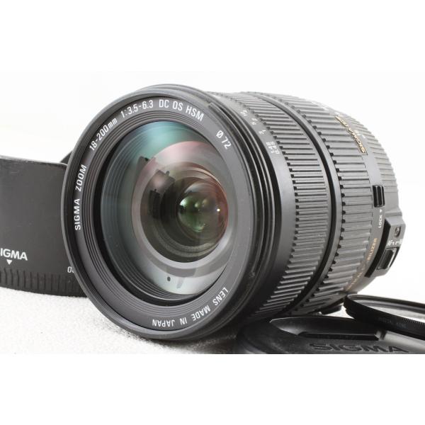 SIGMA シグマ AF 18-200mm F3.5-6.3 DC OS HSM Nikonニコン◆...