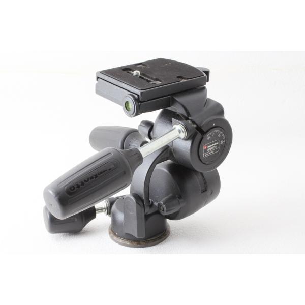 Manfrotto マンフロット 808RC4 3ウェイ雲台◆美品ランク