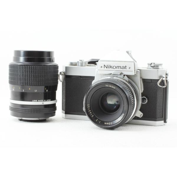 Nikon ニコン Nikomat FT2 NIKKOR 50/2 135/3.5◆一眼レフフィルム...
