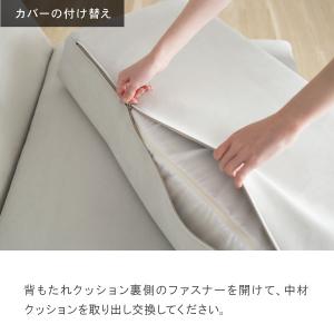 交換用 替背クッション中材 シナモン用 カバー...の詳細画像2