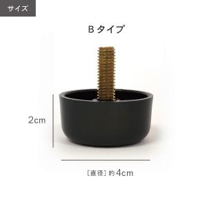 ソファ用ロータイプ脚 M8の詳細画像2