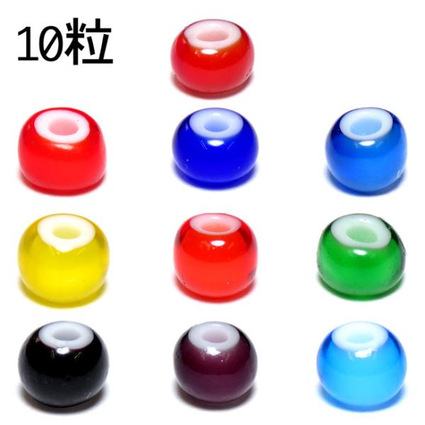 ビーズ 約5mm 10粒 ホワイトハーツ ガラス パーツ インディアン ハンドメイド ビンテージ ア...
