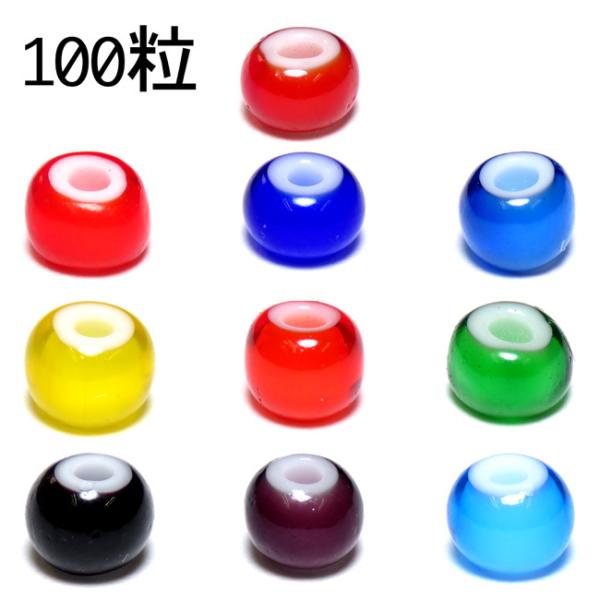 ビーズ 約5mm 100粒 ホワイトハーツ ガラス パーツ インディアン ハンドメイド ビンテージ ...