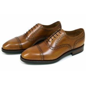 YANKO ヤンコ 14539 Uチップモカ ボックスカーフ ヨークソール BOXCALF