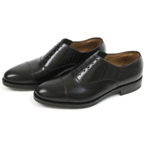 ペルフェット 6アイレット・ストレートチップ ブラック（Perfetto