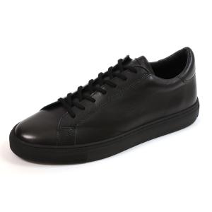Amb レースアップスニーカー ブラックレザー Amb CLIVE SAUVAGE BLACK 