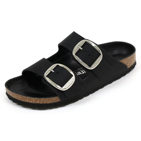 ビルケンシュトック　アリゾナ　ビッグバックル　オイルドレザー　ブラック　BIRKENSTOCK　Ar...