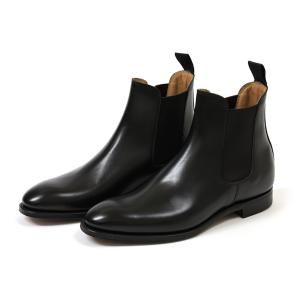 クロケット＆ジョーンズ チャッカブーツ アップトン ブラックカーフ