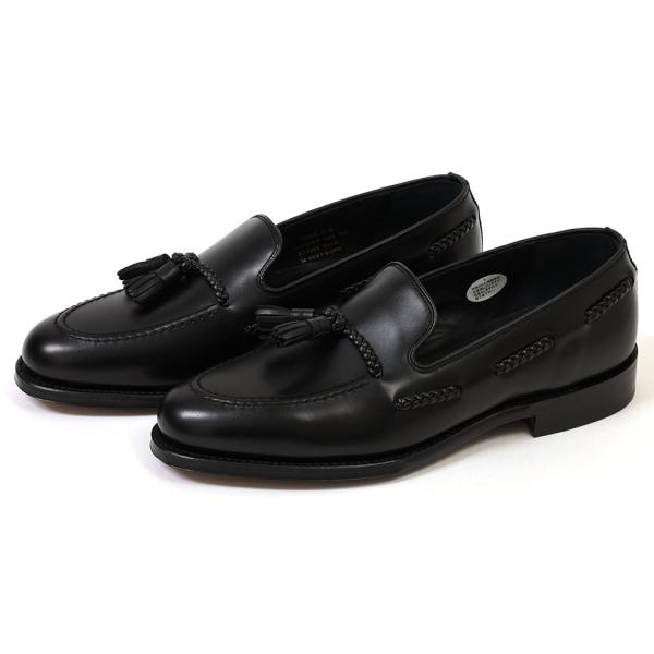 ローク　タッセルローファー　テンプル　ブラック　Loake　TEMPLE　BLACK