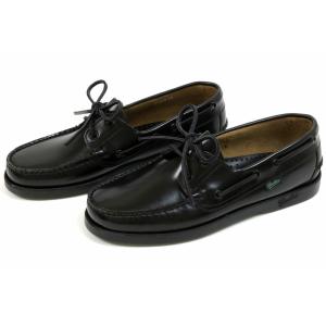 WOMEN】パラブーツ デッキシューズ バースF ブラック Paraboot BARTH