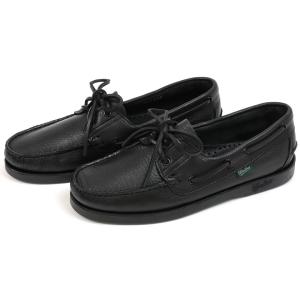 WOMEN】パラブーツ デッキシューズ バースF ブラック Paraboot BARTH