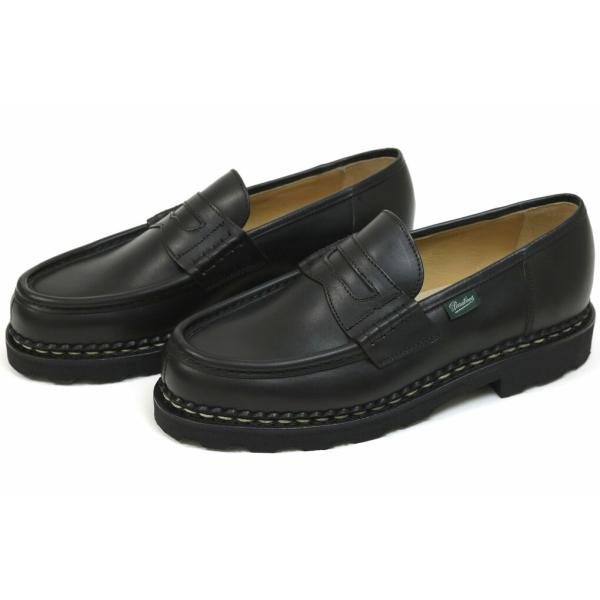 パラブーツ　ランス　ブラック　　（Paraboot　REIMS　NOIRE-LIS　NOIR）