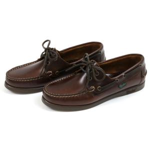 パラブーツ デッキシューズ バース ブラウンスエード （Paraboot BARTH