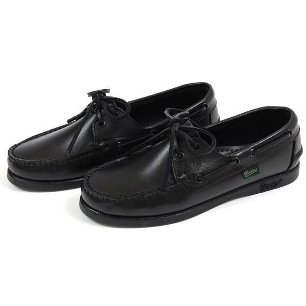 【WOMEN】パラブーツ　デッキシューズ　バースＦ　ブラック　Paraboot　BARTH　F　NO...