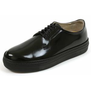 パントフォラドーロ レザースニーカー ブラック スエード （Pantofola