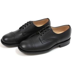 SANDERS（サンダース） レザーシューズ Punched Cap Derby Shoe