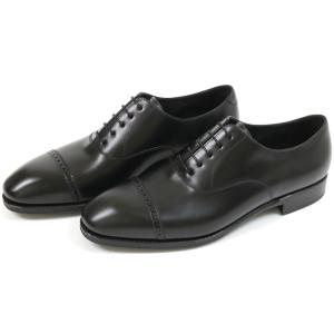 ペルフェット 6アイレット・ストレートチップ ブラック（Perfetto