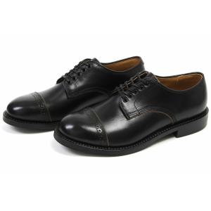 ウィールローブ ストレートチップ クロムエクセル ブラック （WHEEL