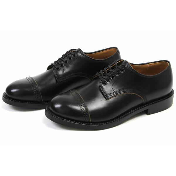 ウィールローブ　パンチド・キャップトゥ　クロムエクセル　ブラック　（WHEEL　ROBE　15077...