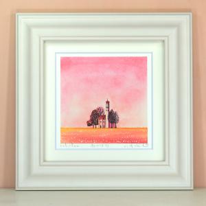 藤城清治 レフグラフ 「春のデュエット」 四季のメルヘン春