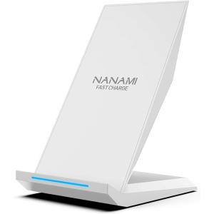 【送料無料】NANAMI ワイヤレス充電器 Qi認証 USB Type-C端子 M220 シルバー ...