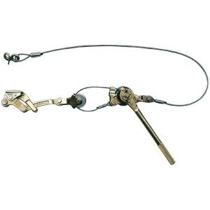 永木精機 NAGAKI ハルー張線器 カバー付 ワイヤー式 3型鉄 5kN用