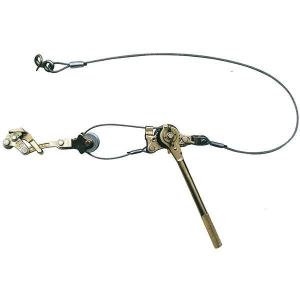 永木精機 NAGAKI ハルー張線器 カバー付 ワイヤー式 3型鉄 5kN用
