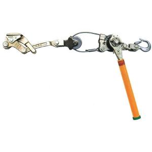 永木精機 NAGAKI ハルー張線器 カバー付 ワイヤー式 5型FRP 15kN用(1.5 
