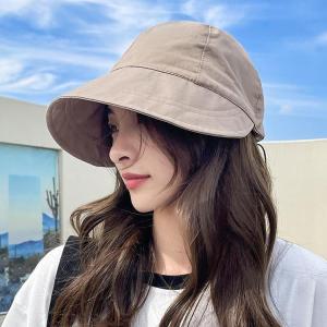 UVカット帽子 レディース 小顔効果 折りたた...の詳細画像4