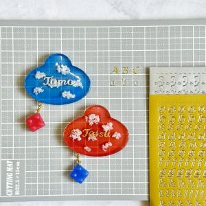 アルファベット シール レジンシール 大きめの...の詳細画像4