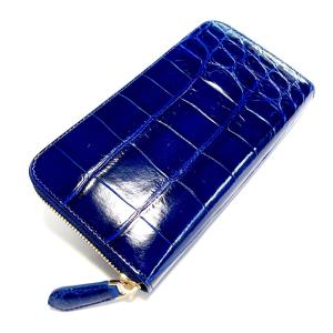 クロコダイル 長財布 メンズ財布 2292 One piece 一枚革 ワニ革  