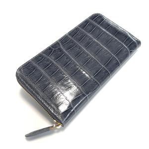 クロコダイル 長財布 メンズ財布 2292 One piece 一枚革 ワニ革  