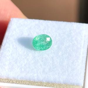 0.61ct 天然 パライバトルマリン ルース S999 虹入り 鑑別書付 