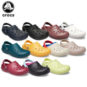クロックス CROCS サンダル シューズ メンズ レディース クラシック ラインド クロッグ シューズ ボア 防寒 もこもこ 秋冬 203591