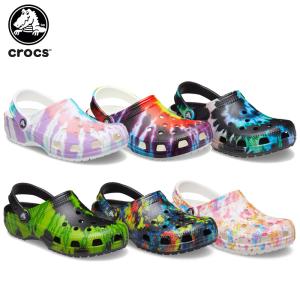 クロックス crocs クラシック タイ ダイ グラフィック