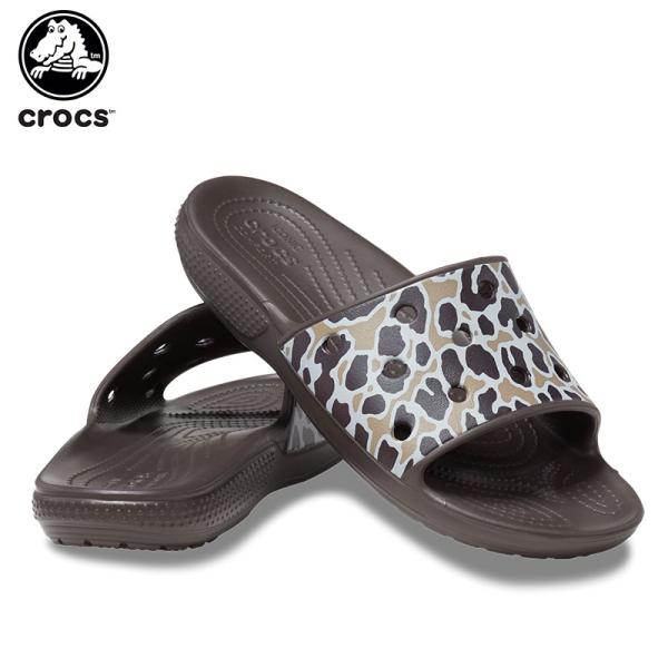 クロックス crocs クラシック アニマル プリント スライド classic animal pr...